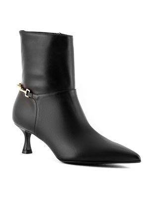 Stivaletto Elettra in pelle spazzolata nera SERGIO LEVANTESI | ELETTRA56NERO
